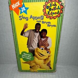 Nickelodeon Jr Vintage VHS Gullah Gullah Island Sing Along with Binyah Binyah